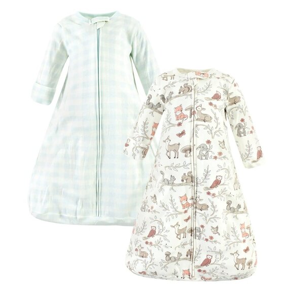 Hudson Baby Girl's 2-Piece Sleep Sacks ~ Woodland Pals ~ Size 3-9M ~ NIP - Picture 1 of 1